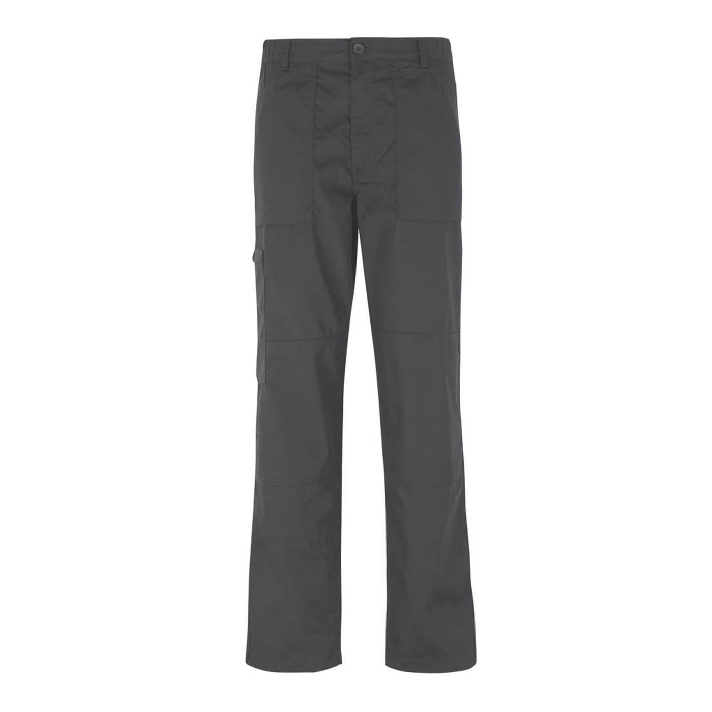 Regatta Work Trousers Mens Regular Fit Grey Stretch Multi Pockets Cargo 42W 29L - Image 1
