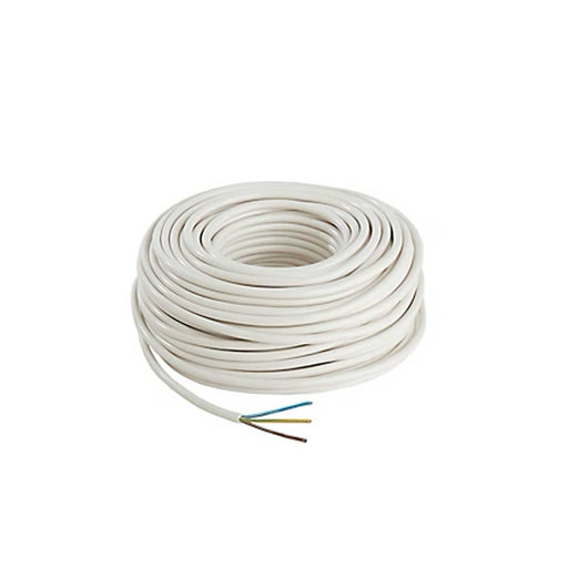 Nexans Cable 3183Y H05VV-F Flexible Round White 3 Core 1.5 mm² 	16A 50m - Image 1