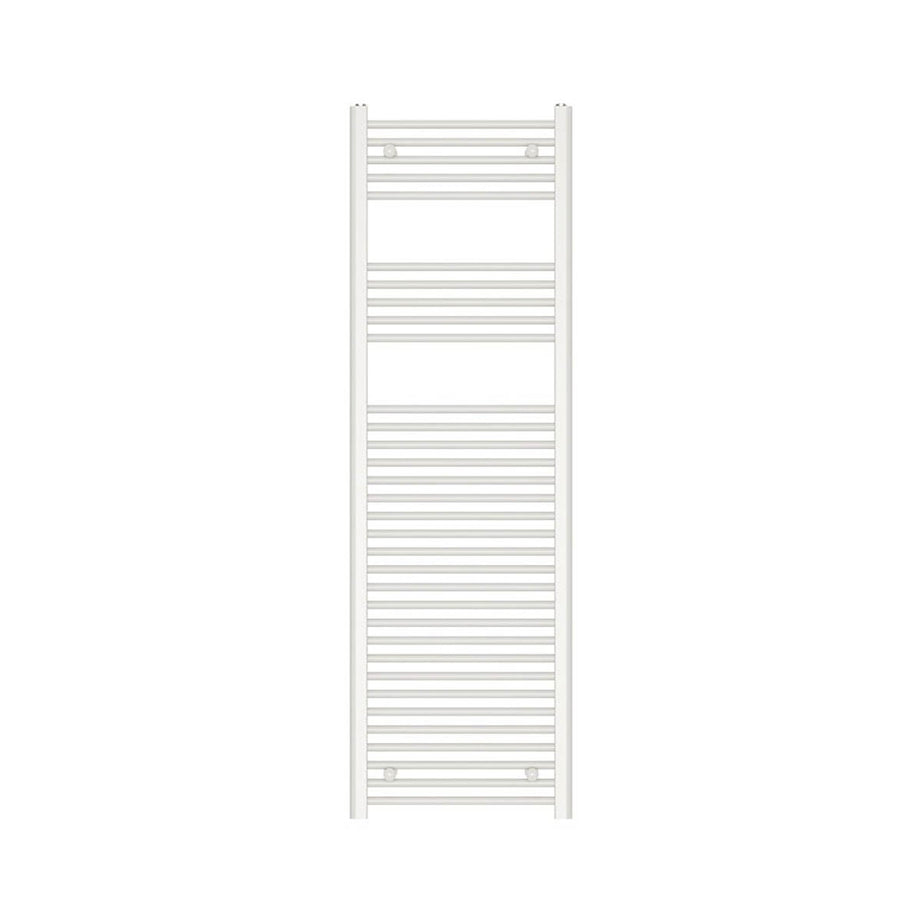 Towel Radiator Rail White Gloss Steel Bathroom Warmer 706W (H)1600x (W)500mm - Image 1