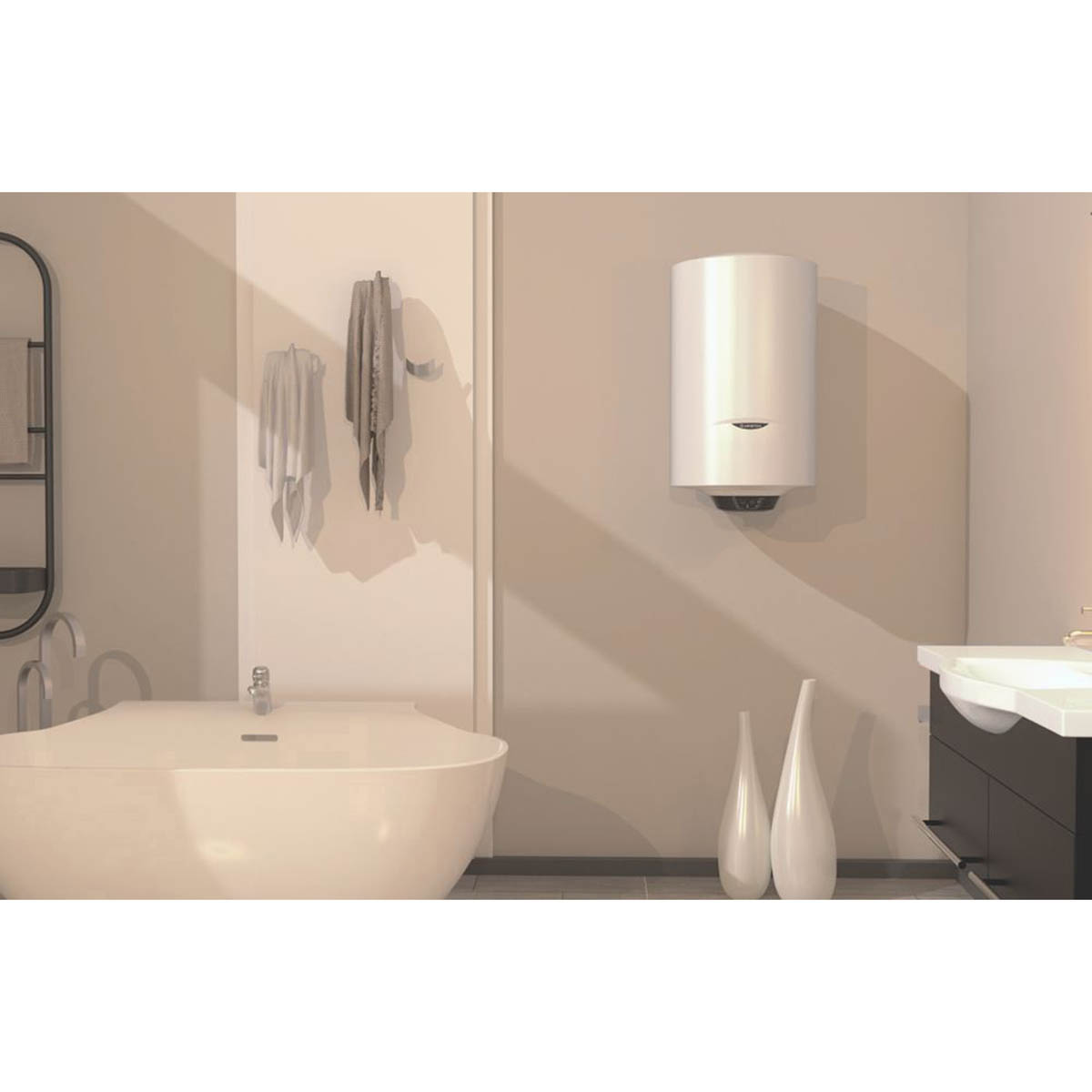 Ariston Storage Water Heater Electric 3kW Pro1Eco80 Wall Mounted 80L White - Image 2