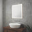 LED Bathroom Mirror Dimmable Rectangular Touch Control Built-In Demister 50x60cm - Image 4