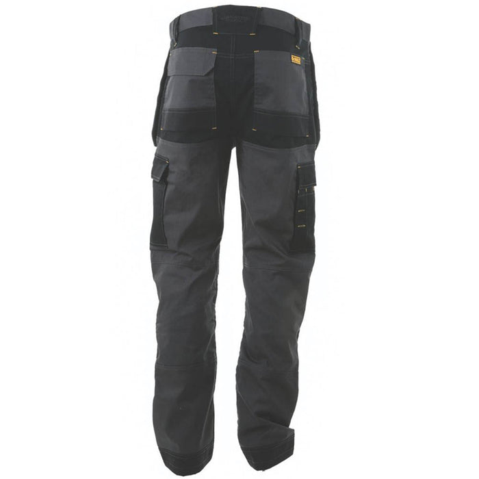 DeWalt Holster Work Trousers Mens Slim Fit Multi Pockets Charcoal Grey 40"W 29"L - Image 3