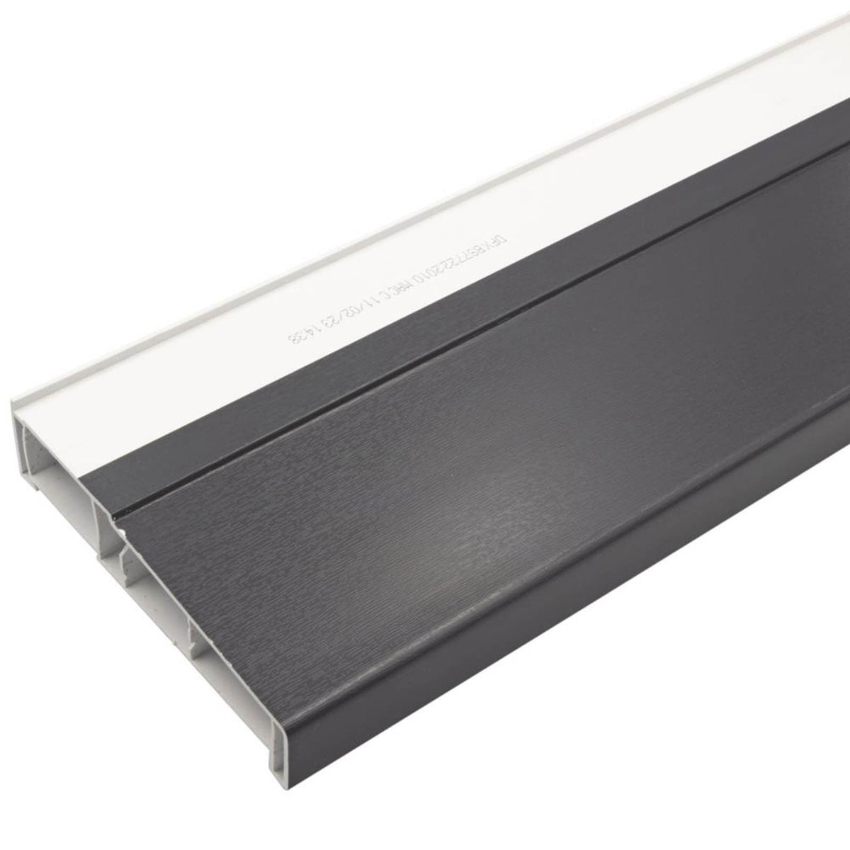 Crystal PVC Window Sill Anthracite Grey 1000mm x 150mm - Image 1