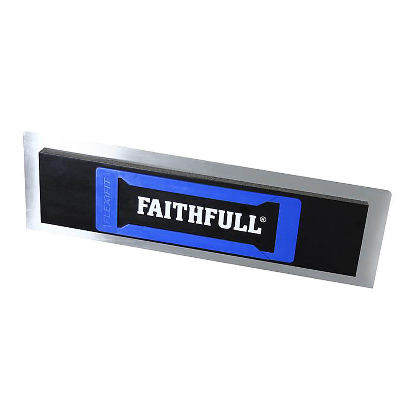 Faithfull Trowel With Foam 8in FAIPFLEX18S Stainless Steel Lightweight - Image 1