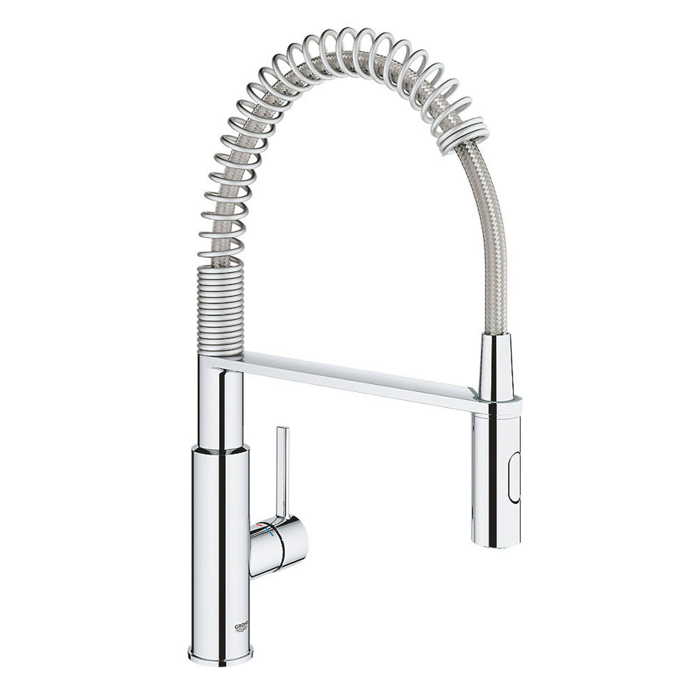 Grohe Kitchen Tap Get Professional Pull Out Mono Mixer Brass Chrome 3.6Kg 10 Bar - Image 1