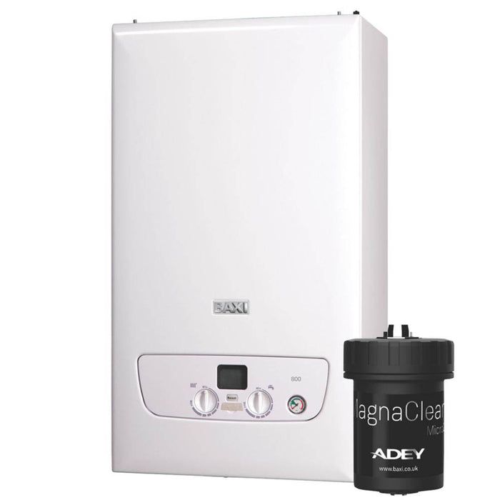 Baxi Gas Combi Boiler LCD Display Compact Cupboard Size Central Heating 30kW - Image 2
