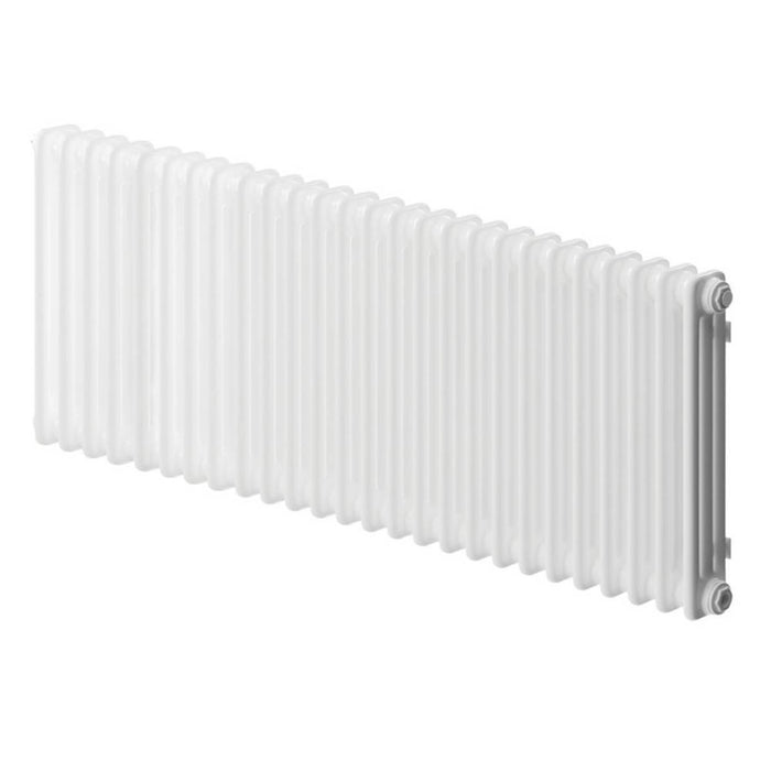 DeLonghi 600mm x 1222mm 5394BTU Traffic White Horizontal 3 Column Radiator - Image 1