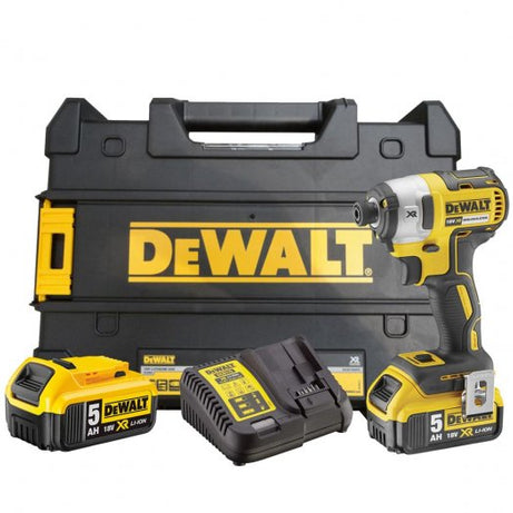Dewalt Impact Driver Kit DCF887P2-GB XR Cordless 18V LI-ion 2x5.0Ah Compact - Image 1