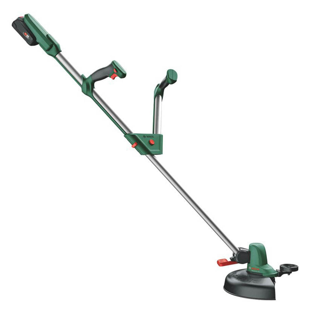 Bosch Grass Trimmer Cutter Cordless Ergonomic Handle Li-Ion 2.0Ah Charger 18 V - Image 1