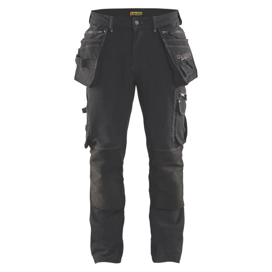 Blaklader X1900 Work Trousers Black 38" W 33" L - Image 1