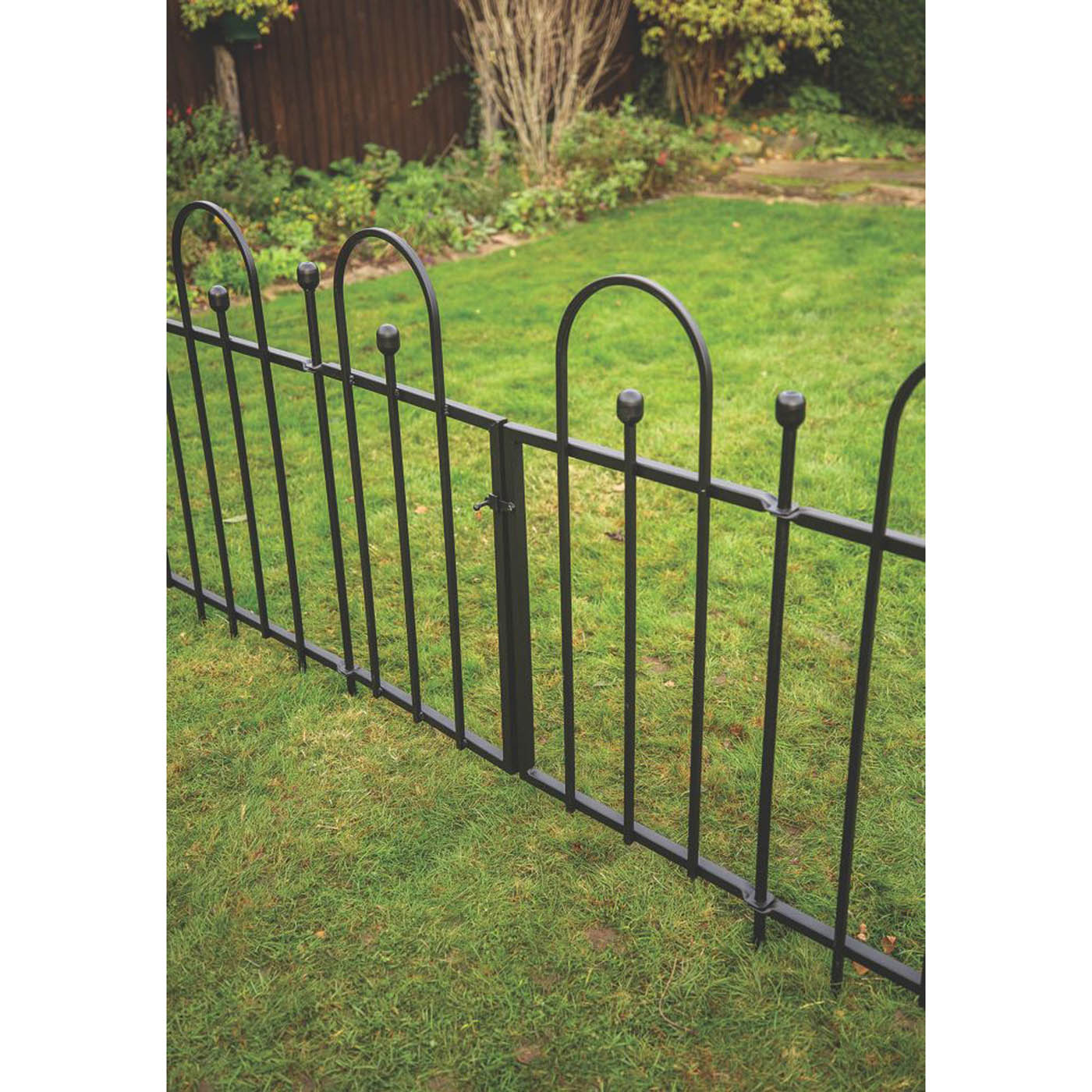 Apollo Appleton Easy Fit  Fence Gates Matt-Black 94cm x 92cm - Image 4