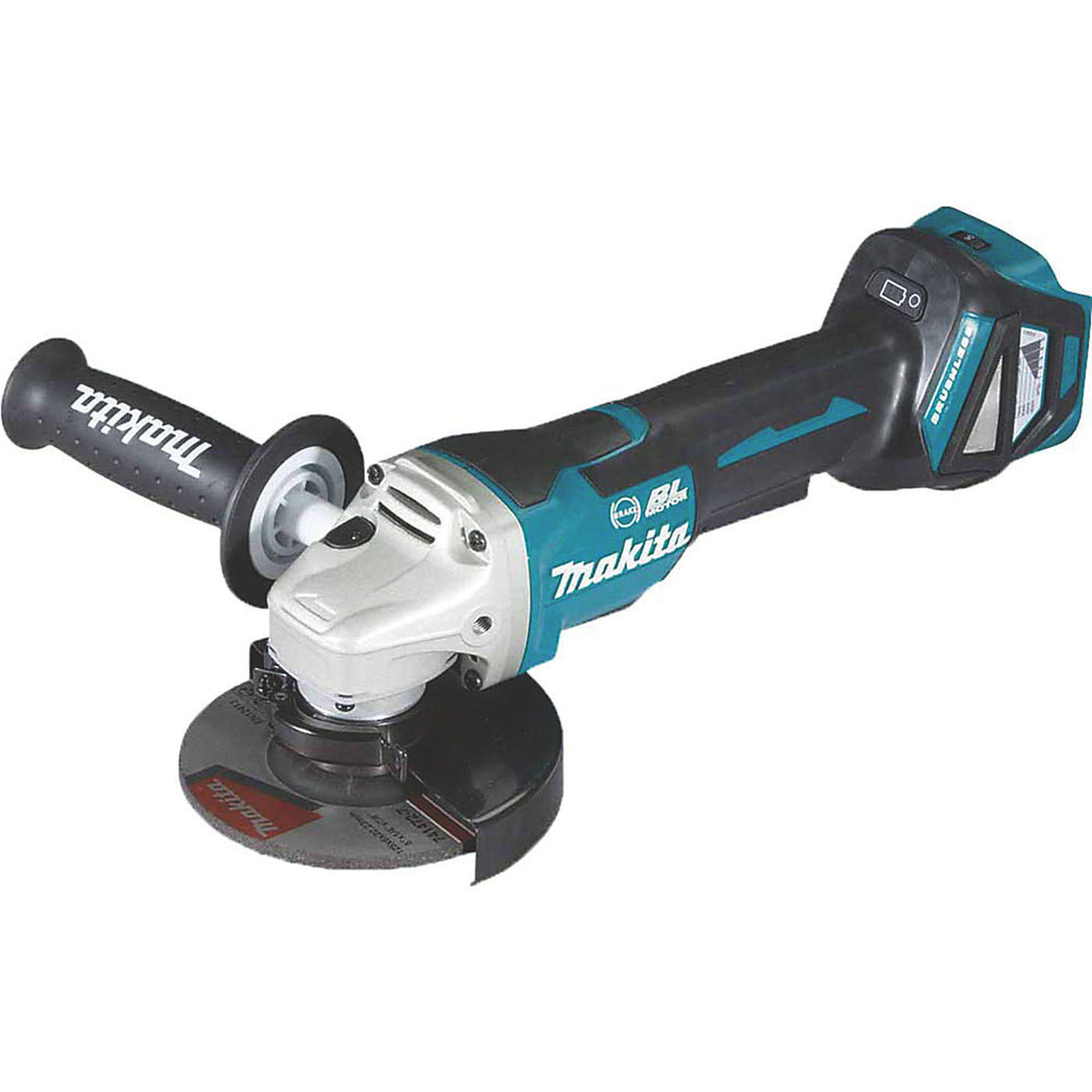 Makita Angle Grinder Cordless Brushless 18 V Li-Ion LXT 125 mm M14 Body Only - Image 2