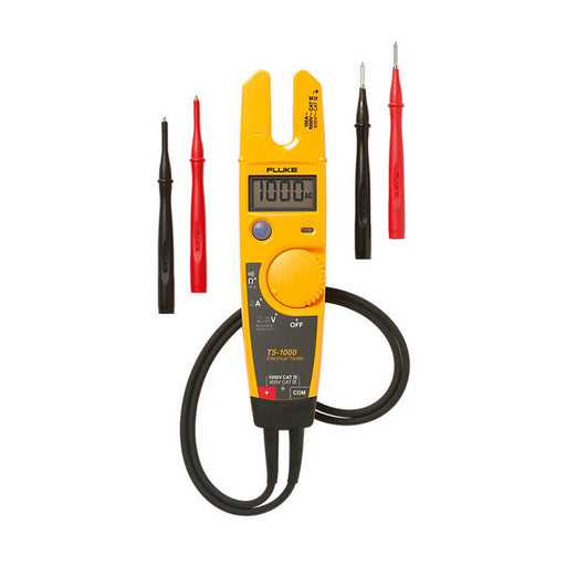 Fluke AC/DC Electrical Tester T5-1000/S Handheld Digital Display Open Jaw 1000V - Image 1