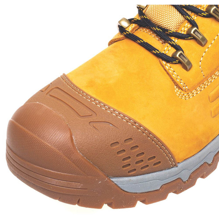 DeWalt Safety Boots Mens Standard Fit Honey Leather Waterproof Steel Toe Size 10 - Image 2