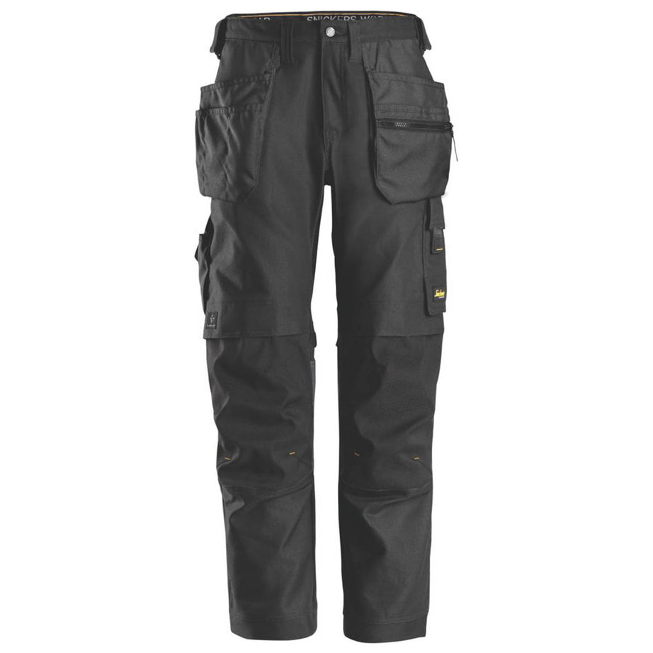 Snickers Work Trousers 17 Pockets Black 6224 Stretch Breathable 38" W 32" L - Image 1