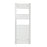 Towel Rail Radiator Curved Bathroom 120 x 45cm Gloss White Steel 1655BTU - Image 2