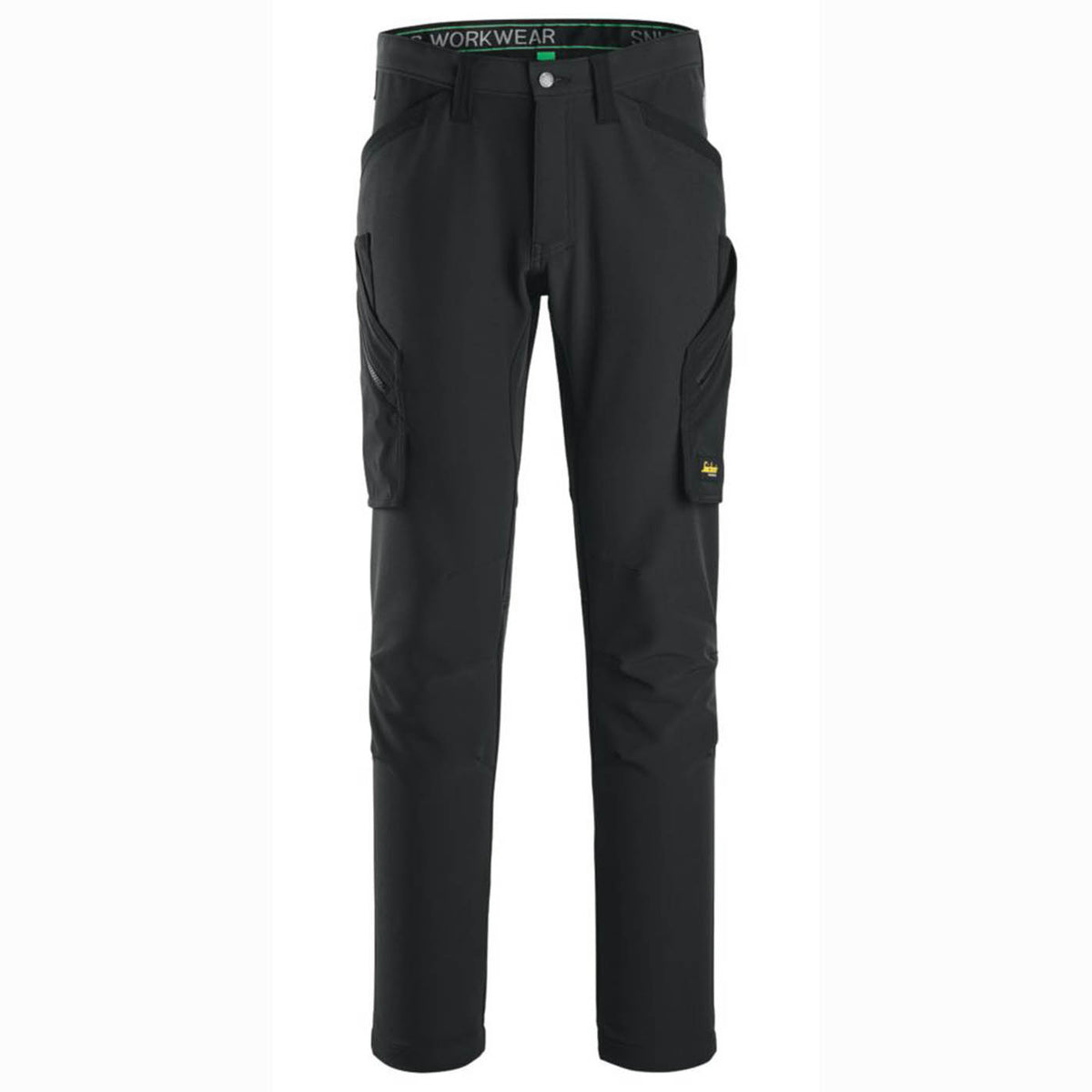 Snickers Work Trousers Mens 6873 Slim Fit Black Stretch Multi Pockets 30W 30L - Image 1