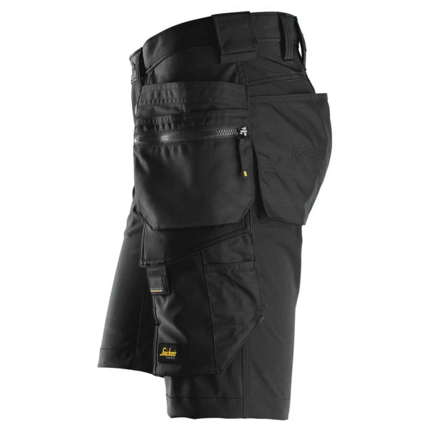 Snickers Work Shorts 6175 Mens Black Stretch Windproof Multi Pockets Cargo 35W - Image 5