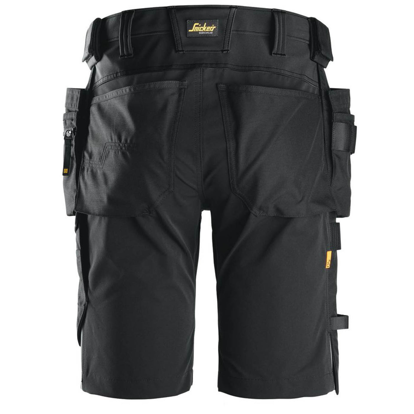 Snickers Work Shorts 6175 Mens Black Stretch Windproof Multi Pockets Cargo 35W - Image 6
