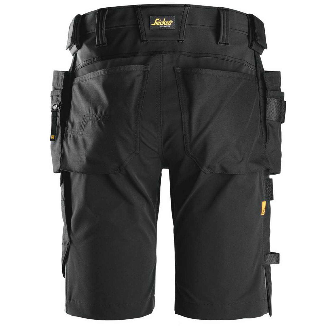 Snickers Work Shorts 6175 Mens Black Stretch Windproof Multi Pockets Cargo 35W - Image 6