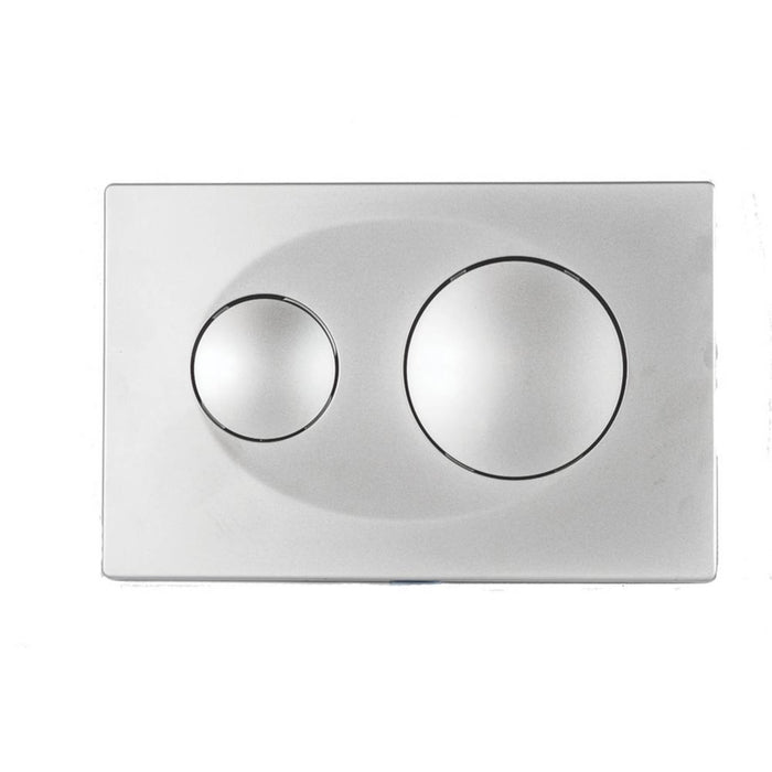 Fluidmaster Toilet Activation Plate T-Series Dual Flush Matt Chrome WC Button - Image 2