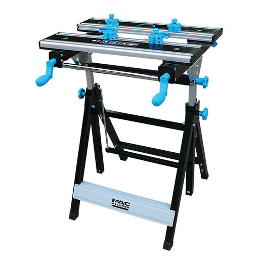 Mac Allister Mobile Workbench Aluminium Plastic 100Kg Foldable Portable 600mm - Image 1