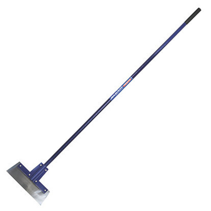 Faithfull Floor Scraper Steel Blade Fibreglass Straight Shaft Heavy Duty 300mm - Image 1