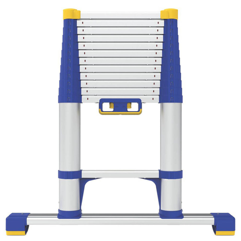 Werner Telescopic Ladder Non-Slip Feet Compact Soft Close Mechanism 3.8m - Image 1