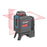 Erbauer Laser Level Self-Levelling Red Horizontal Vertical Cross 3 Lines IP54 - Image 3