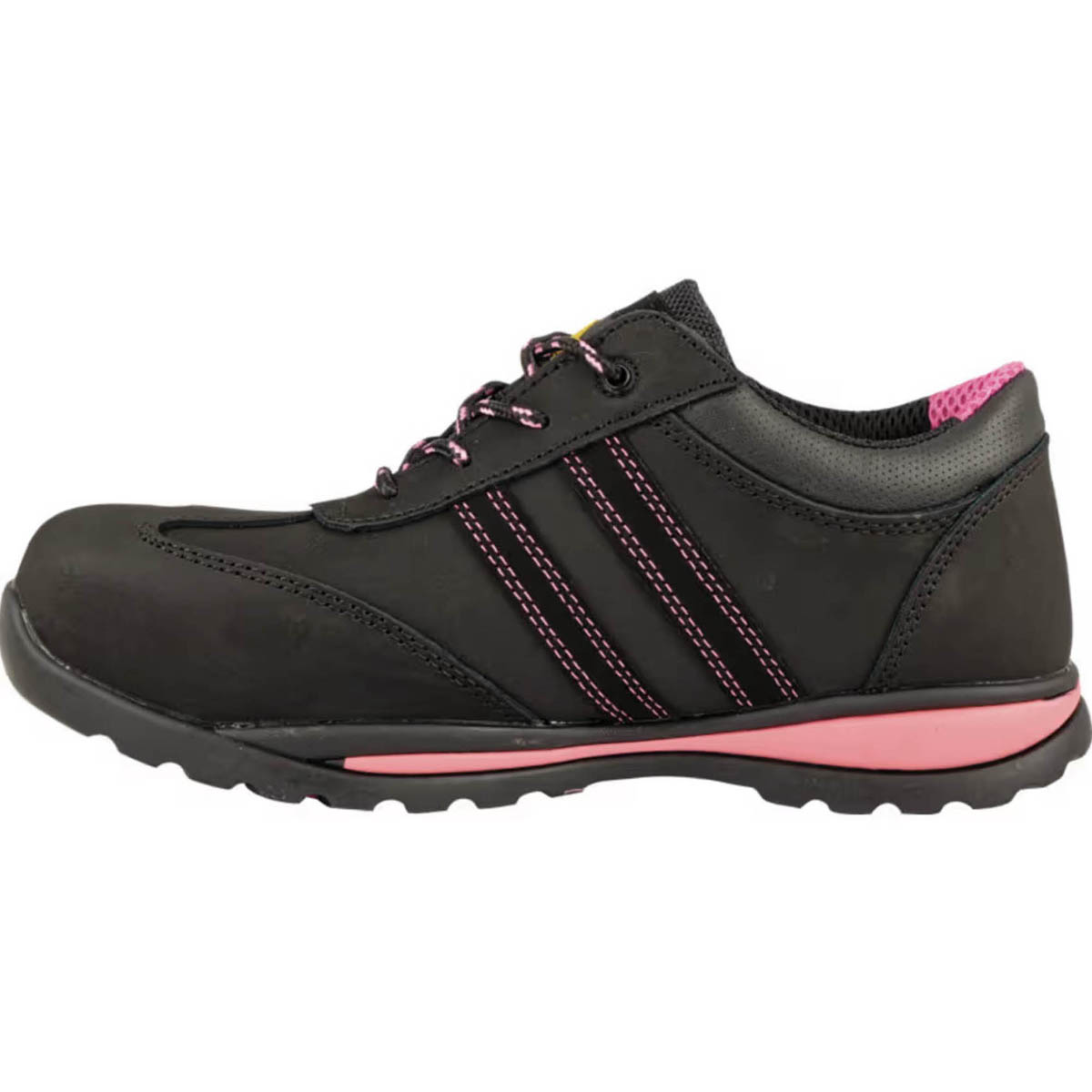 Amblers Safety Trainers Women's Standard Fit Black Leather Steel Toe Size 5 - Image 3