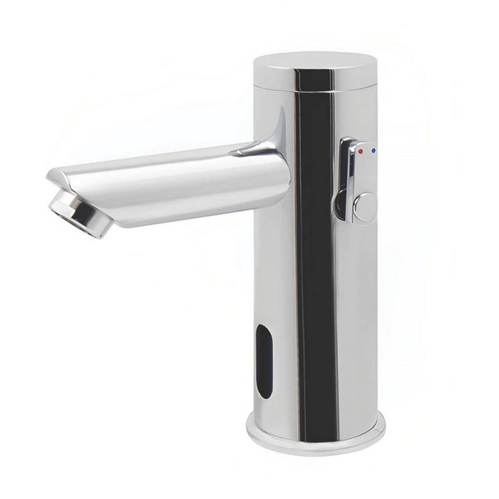 Basin Sensor Tap Chrome Touch Free Automatic Hygienic Bathroom Faucet Modern - Image 1