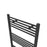 Towel Radiator Rail Black Matt Steel Bathroom Warmer 816W (H)1600 x (W)600mm - Image 3