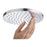 Hansgrohe Shower Head Tilt Single-Spray Pattern Chrome Round Modern 205mm - Image 3