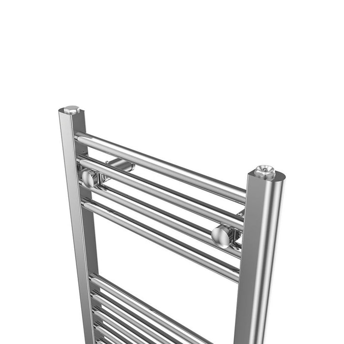 Flomasta Towel Rail Radiator Chrome Bathroom Central Heating Warmer 80x40cm - Image 2