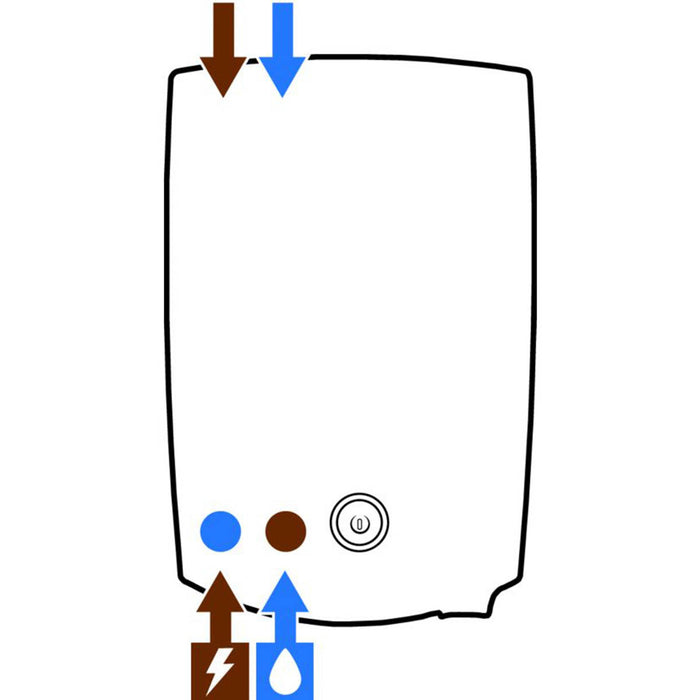 Mira Electric Shower 9kW 4Spray Pattern White Separate Controls Fixings Supplied - Image 3