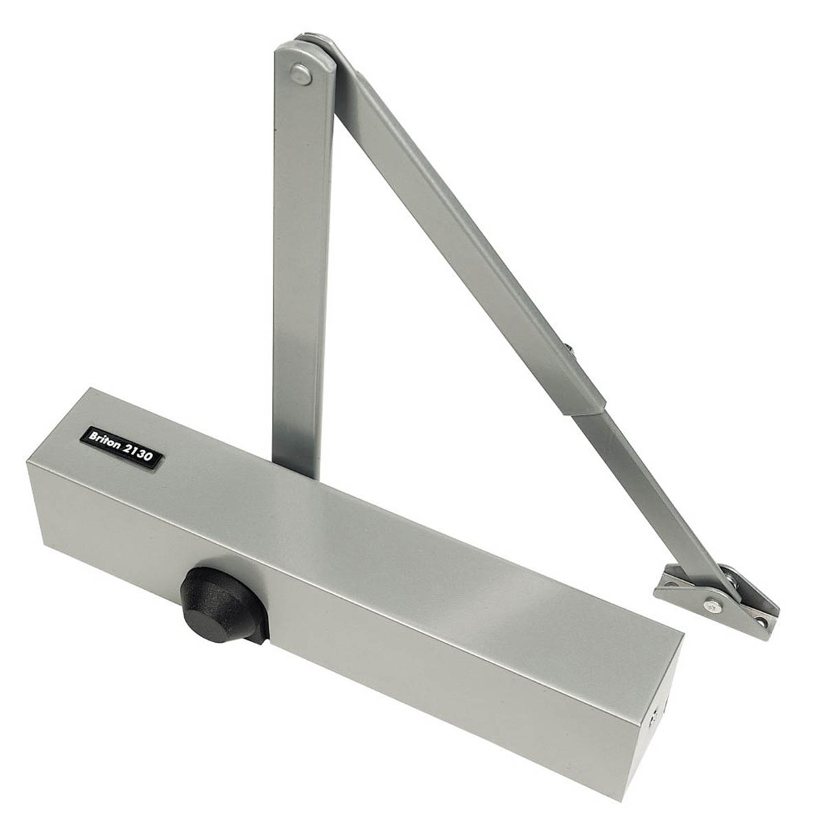 Briton Overhead Door Closer Silver 2130B Adjustable Fire Rated Commercial - Image 2