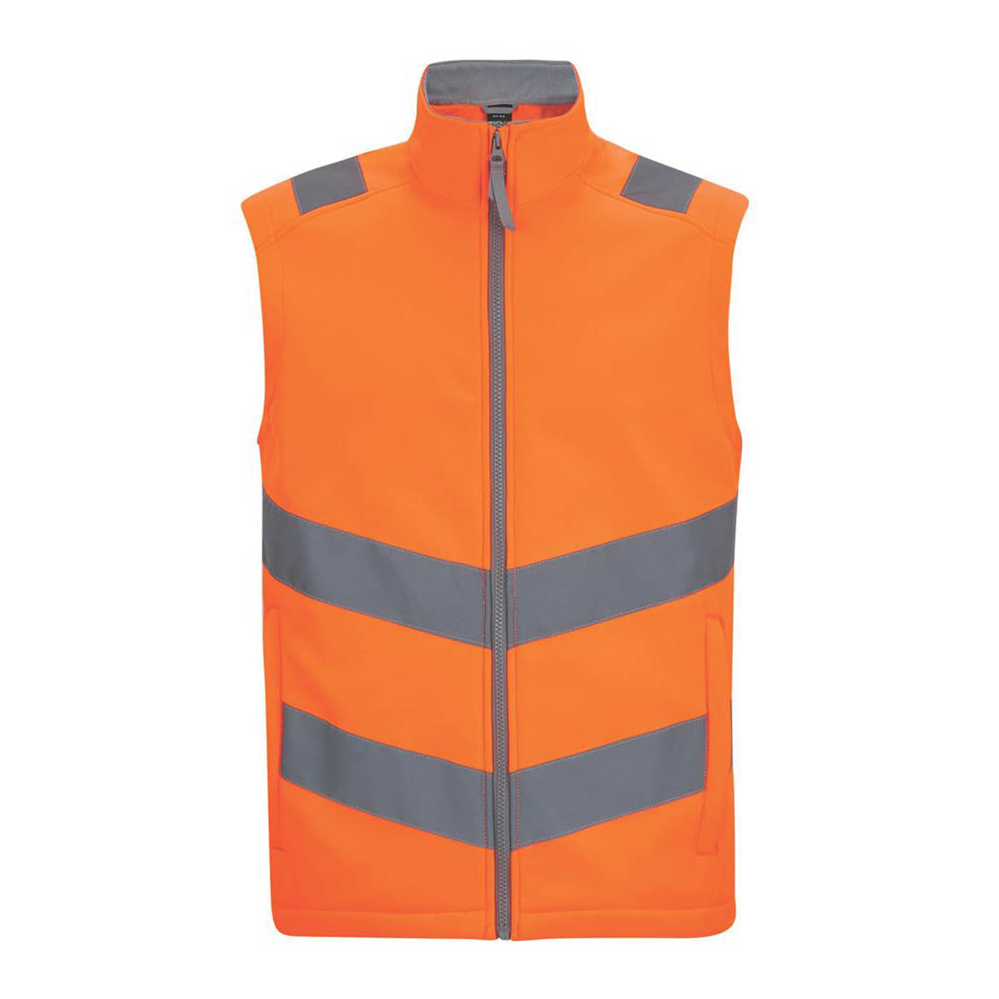 Regatta Hi-Vis Pro Contract Ablaze Softshell Bodywarmer Orange 3X Large 56.3" Chest - Image 1