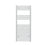 Flomasta Bathroom Towel Rail Radiator Curved White Tall 1808BTU 1200x500mm - Image 2