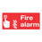 Fire Alarm Signs Safety Non Photoluminescent Indoor Outdoor Pack Of 50 - Image 1