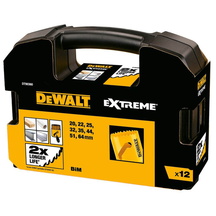 DeWalt DT90360-QZ 8-Saw Multi-Material Bi-Metal Holesaw Set - Image 1