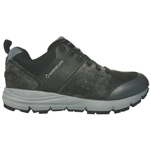 Trainers Mens Standard Fit Black Leather Non Safety Shoes Workwear Size 11 - Image 1