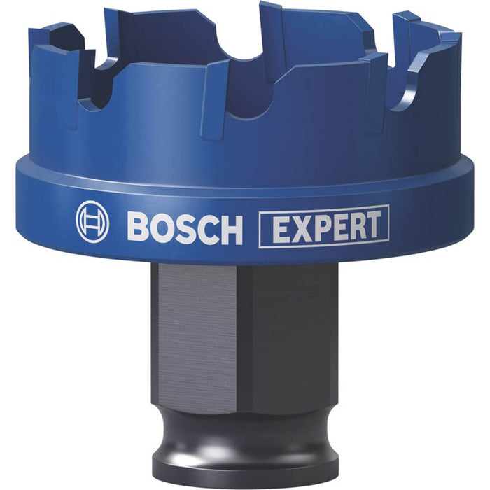 Bosch Holesaw Expert 40 mm Drill Bit Carbide Tip Metal Stainless Steel Cutter - Image 1