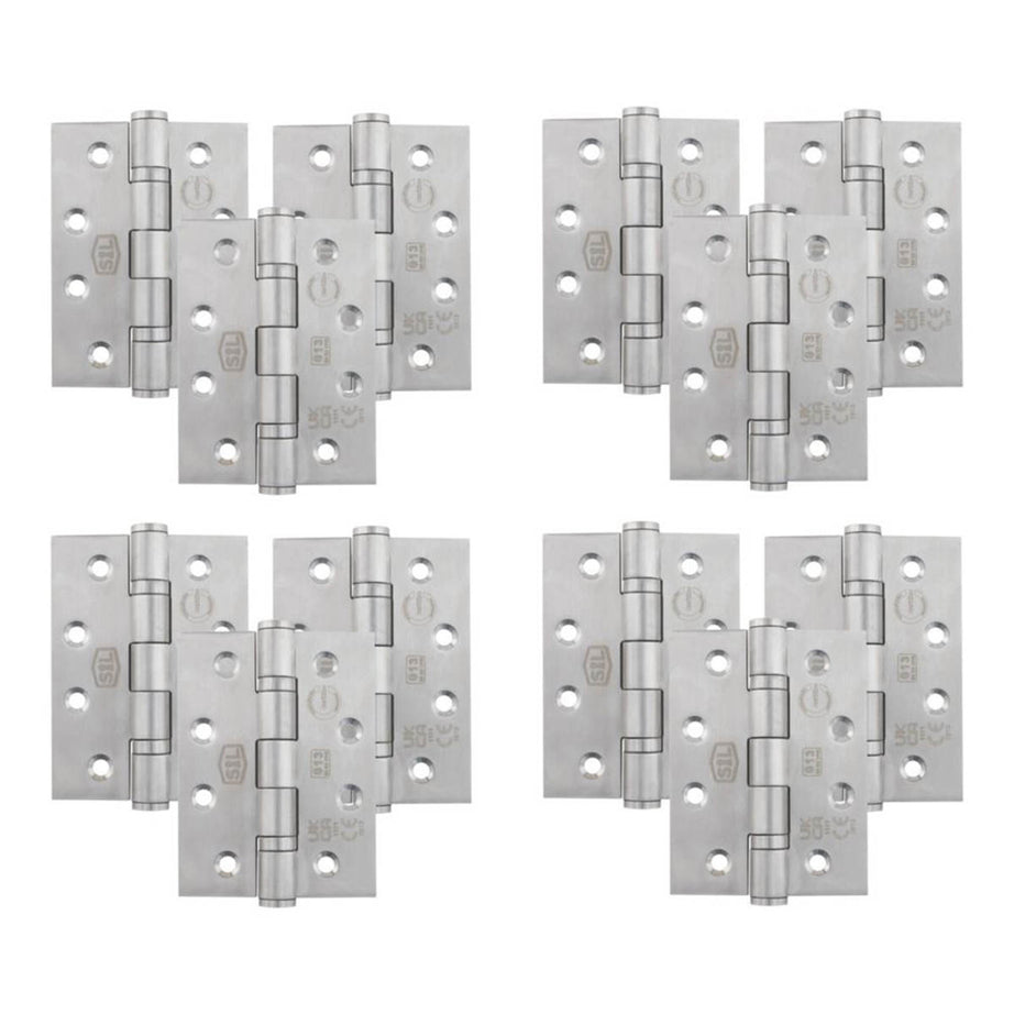 Smith & Locke Door Hinges Fire Rated Stainless Steel 13 Grade 102 x 76mm 15 Pack - Image 2