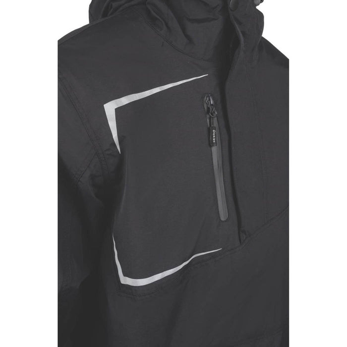 Dickies Jacket Mens Black Waterproof Front Zip Coat X Large 46-48" Chest - Image 3