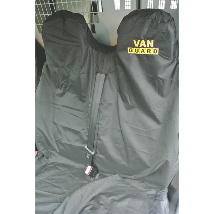 Van Guard Seat Covers Universal Single And Double Nylon Black Waterproof 2 Pack - Image 3