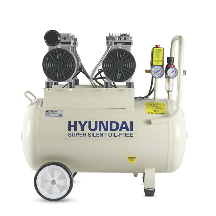 Hyundai  Air Compressor HY27550 Electric Low Noise Compact Powerful 50Ltr 230V - Image 2