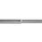 Shower Rod Curtain Rail Telescopic Round Telescopic Aluminium Chrome 1170mm - Image 4