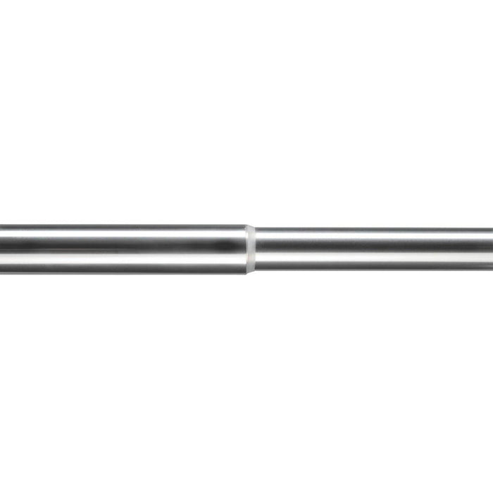 Shower Rod Curtain Rail Telescopic Round Telescopic Aluminium Chrome 1170mm - Image 4
