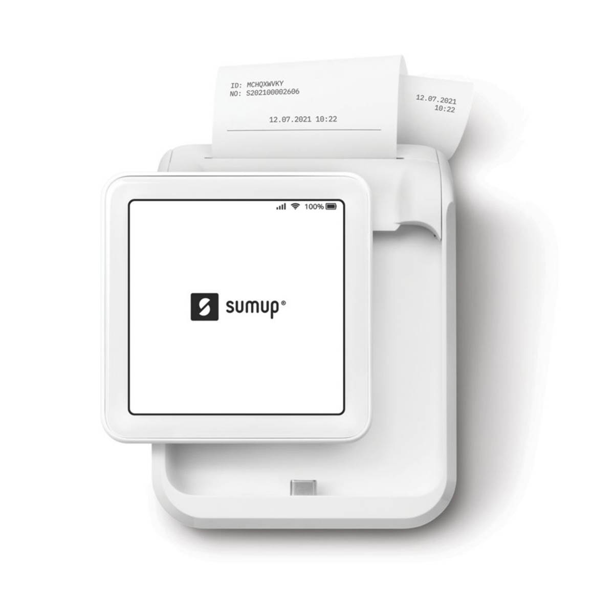 Sum Up Smart Card Terminal Solo+Printer White Compact Touchscreen Display - Image 2