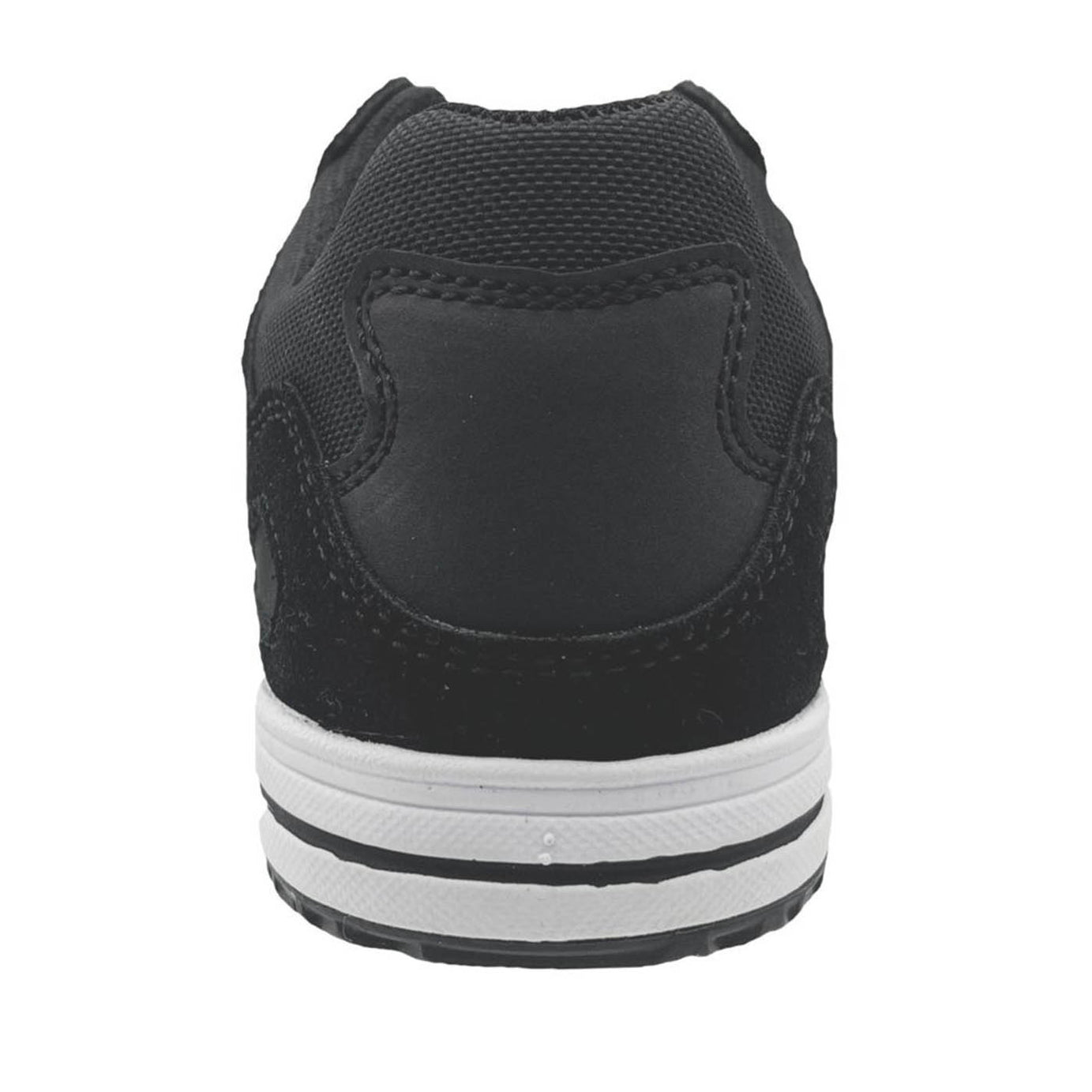 FatMax Safety Trainers Mens Wide Fit Black White Leather Steel Toe Boots Size 9 - Image 5